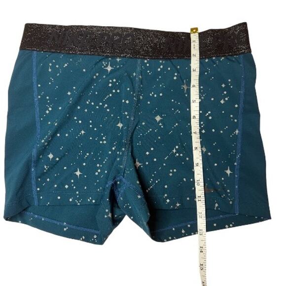 Nike Pro Dri-FIT Galaxy Print Compression Shorts Blue Black Elastic Waist Sz XL - Picture 9 of 9